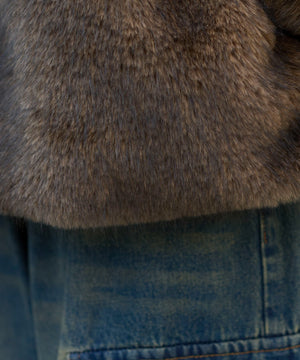 2WAYカラーフェイクファーブルゾン