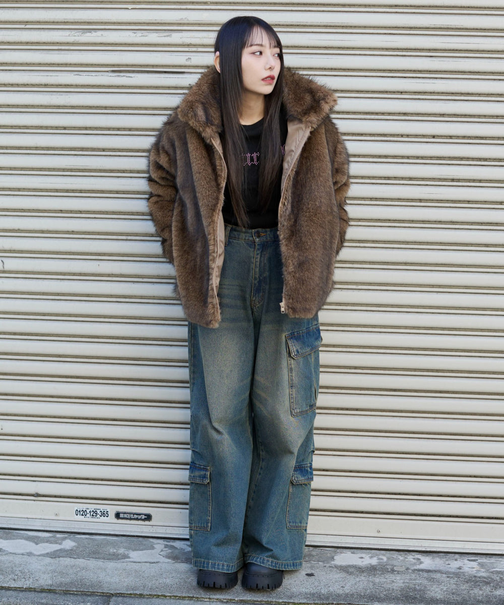 ブラウンソノタ　モデル：159cm F着用