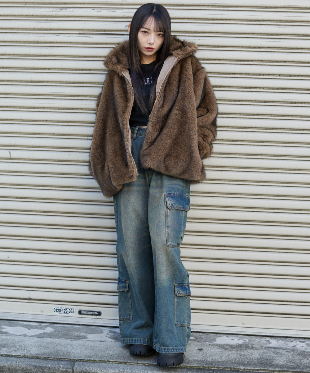 ブラウンソノタ　モデル：159cm F着用