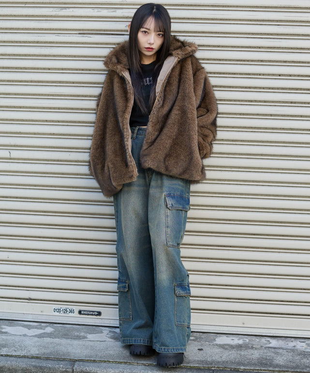 ブラウンソノタ　モデル：159cm F着用