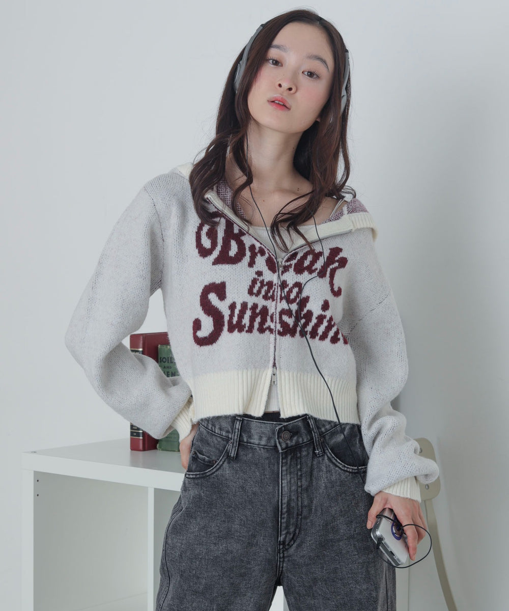 ホワイトアイボリー　モデル：163cm F着用