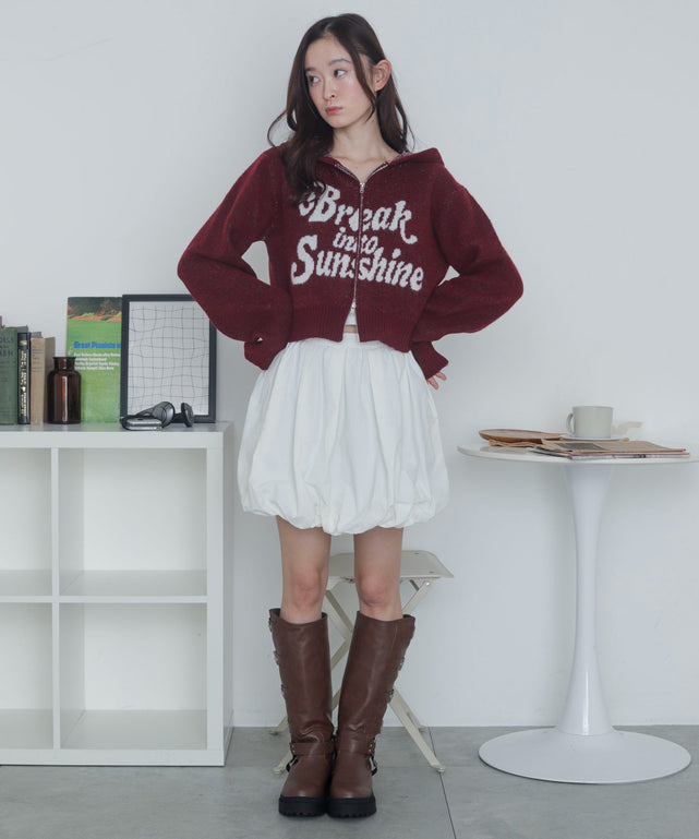 レッド　モデル：163cm F着用