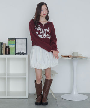 レッド　モデル：163cm F着用