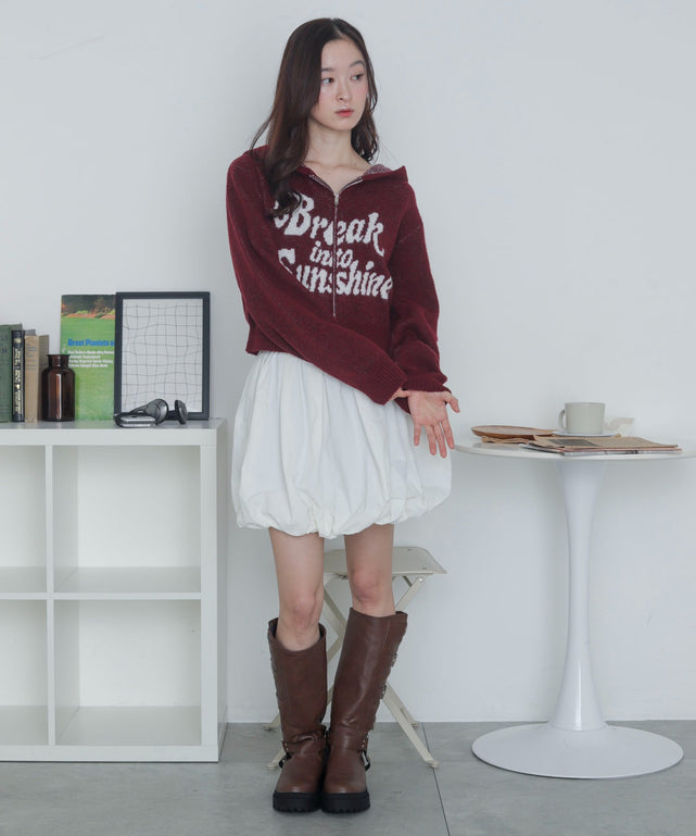 レッド　モデル：163cm F着用