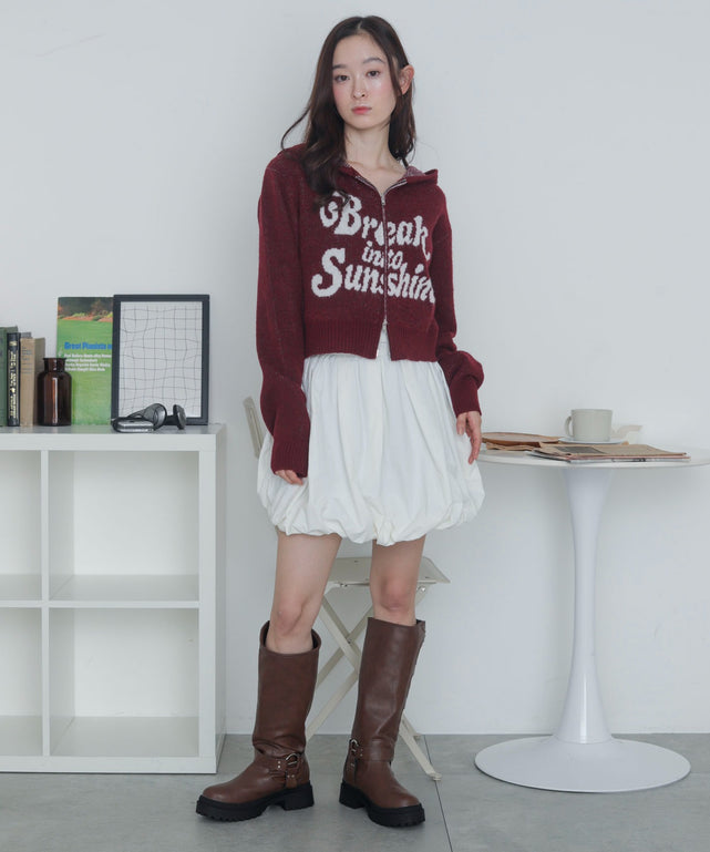 レッド　モデル：163cm F着用