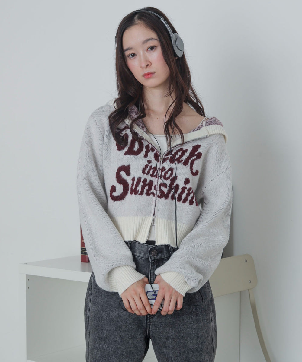 ホワイトアイボリー　モデル：163cm F着用