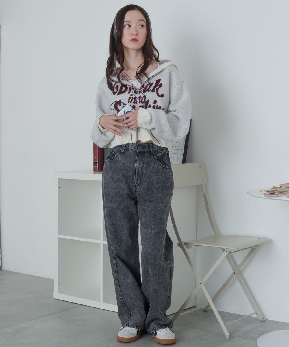 ホワイトアイボリー　モデル：163cm F着用