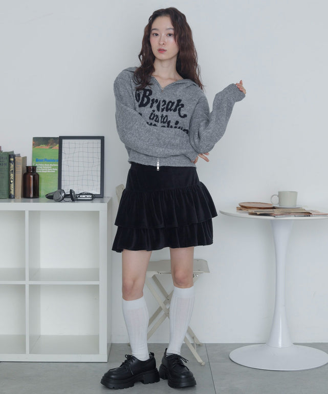 グレー　モデル：163cm F着用