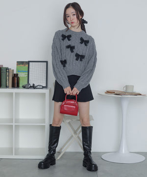 杢グレー　モデル：163cm F着用