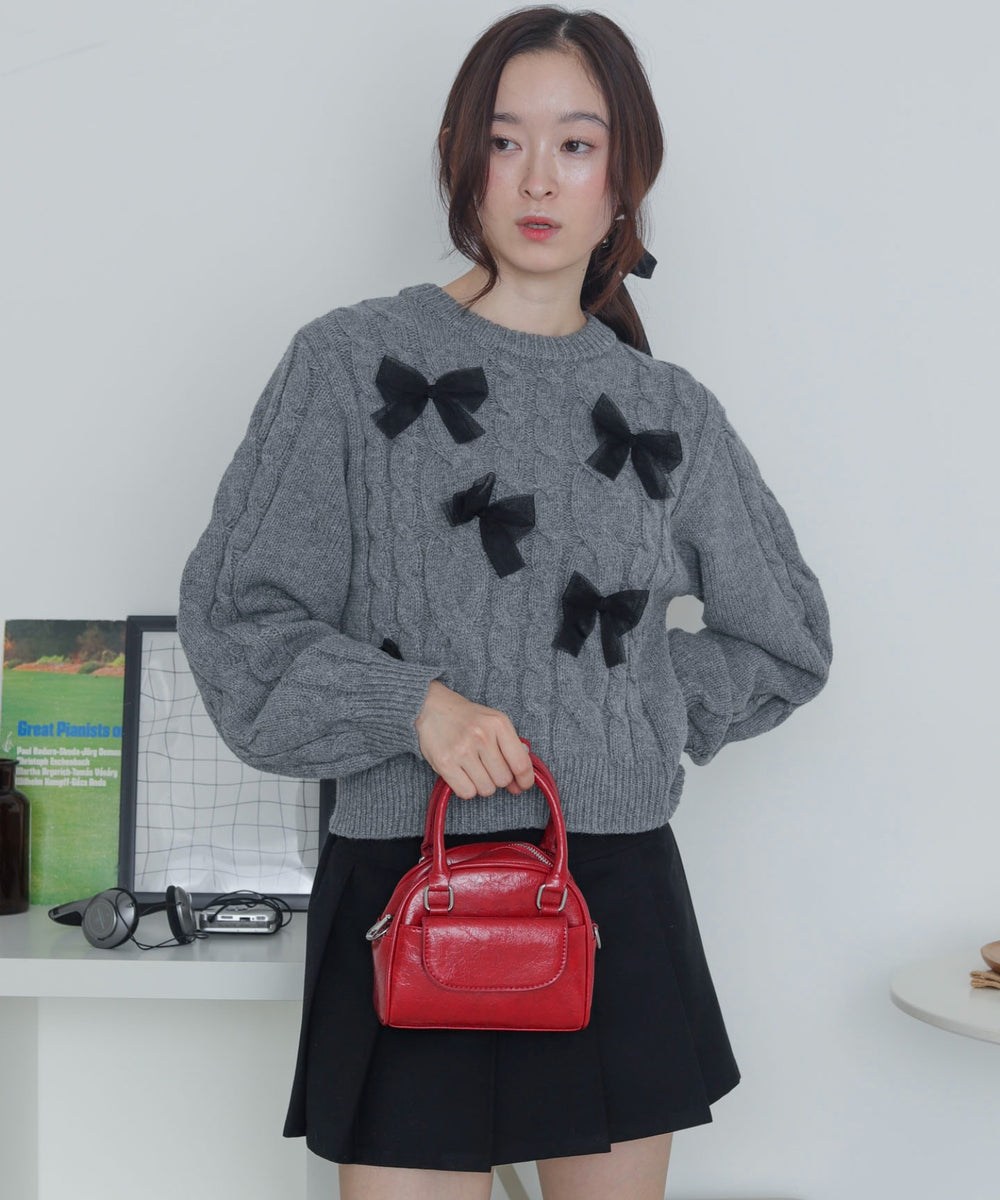 杢グレー　モデル：163cm F着用