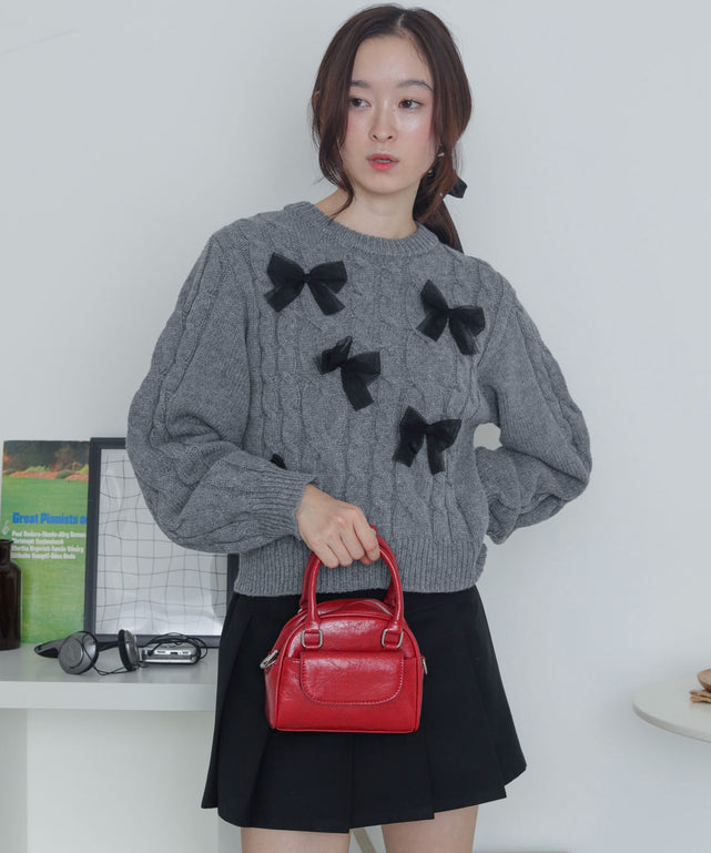 杢グレー　モデル：163cm F着用