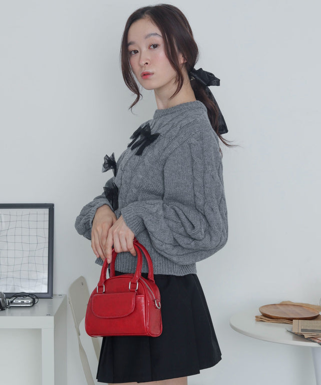 杢グレー　モデル：163cm F着用