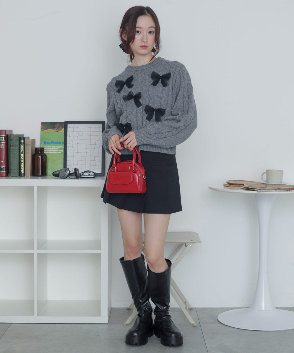 杢グレー　モデル：163cm F着用