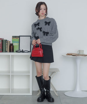 杢グレー　モデル：163cm F着用