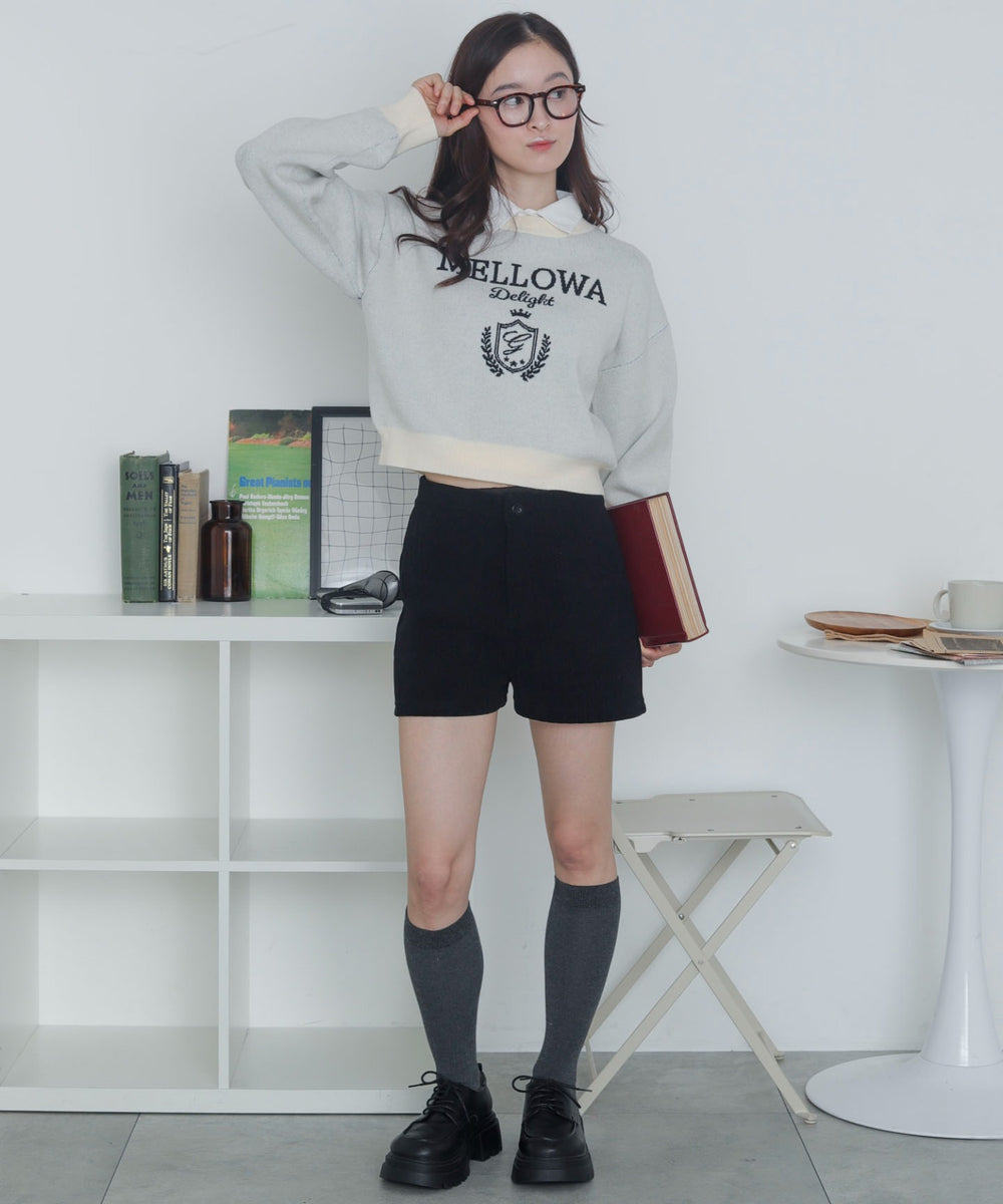 ホワイトアイボリー　モデル：163cm F着用