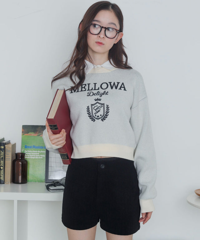 ホワイトアイボリー　モデル：163cm F着用