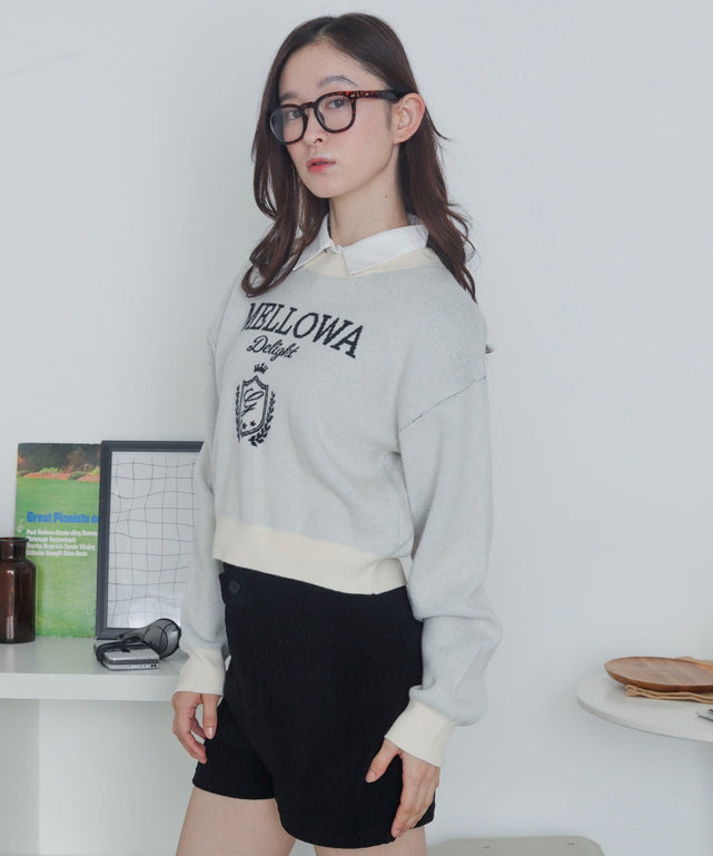 ホワイトアイボリー　モデル：163cm F着用