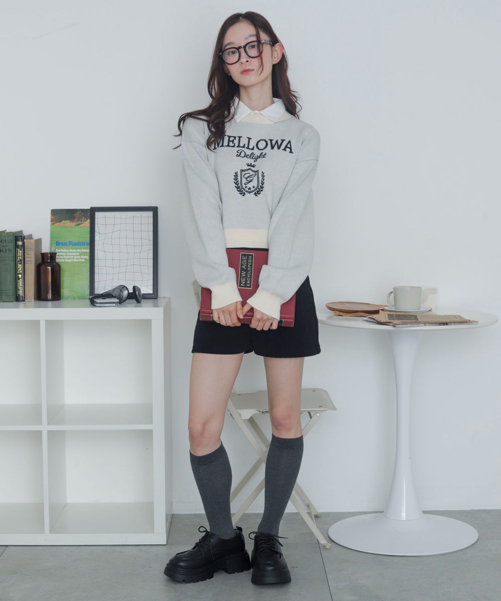 ホワイトアイボリー　モデル：163cm F着用