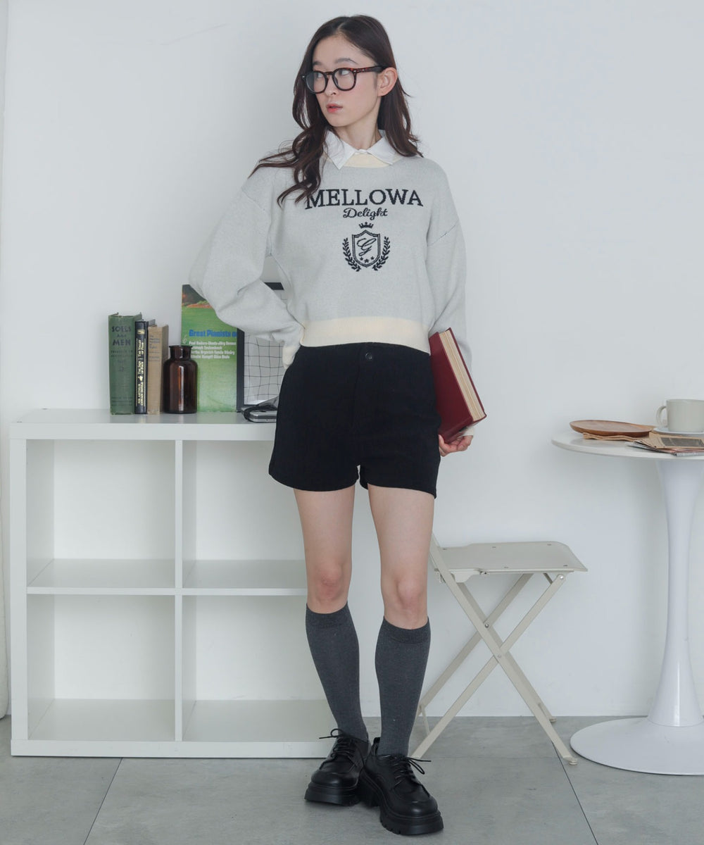 ホワイトアイボリー　モデル：163cm F着用