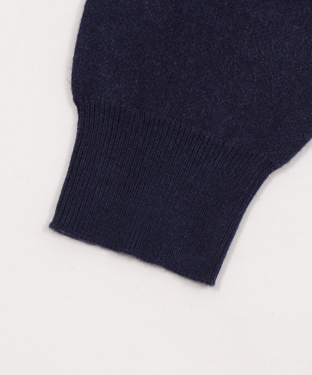 シャツドッキングジャガードニット