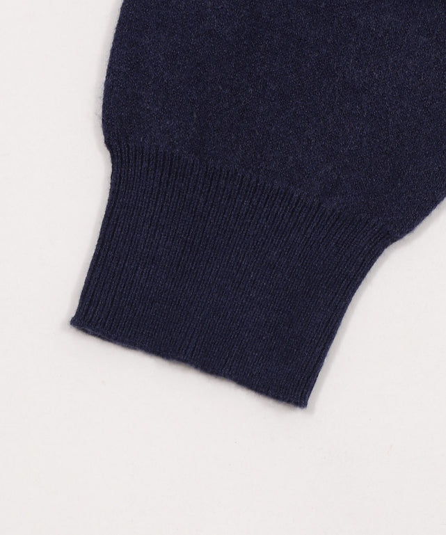 シャツドッキングジャガードニット