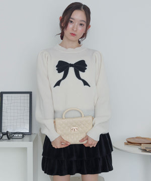 ホワイトアイボリー　モデル：163cm F着用