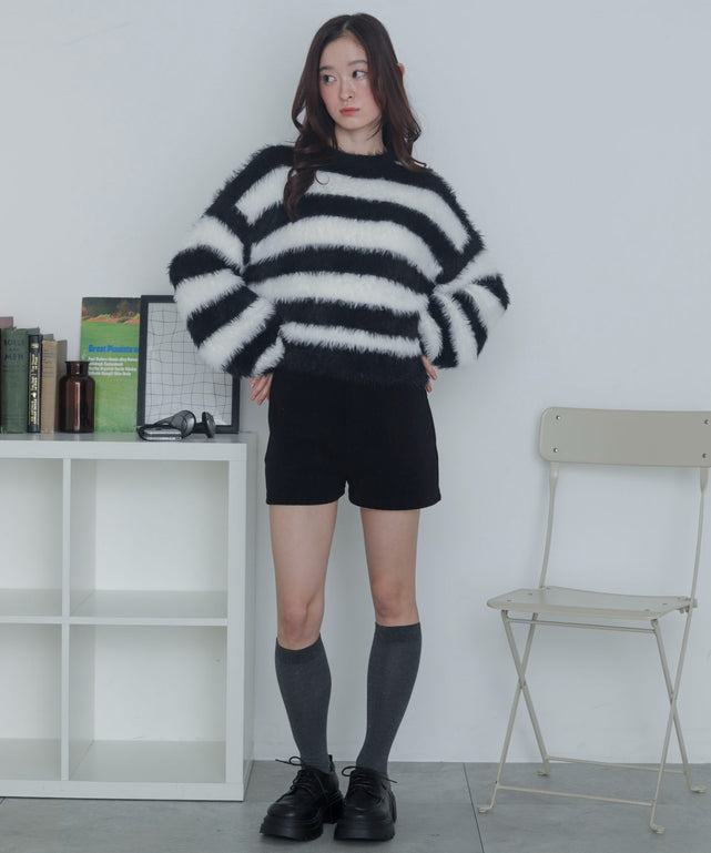 ホワイトボーダー　モデル：163cm F着用