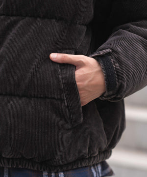 コーデュロイパファーブルゾン