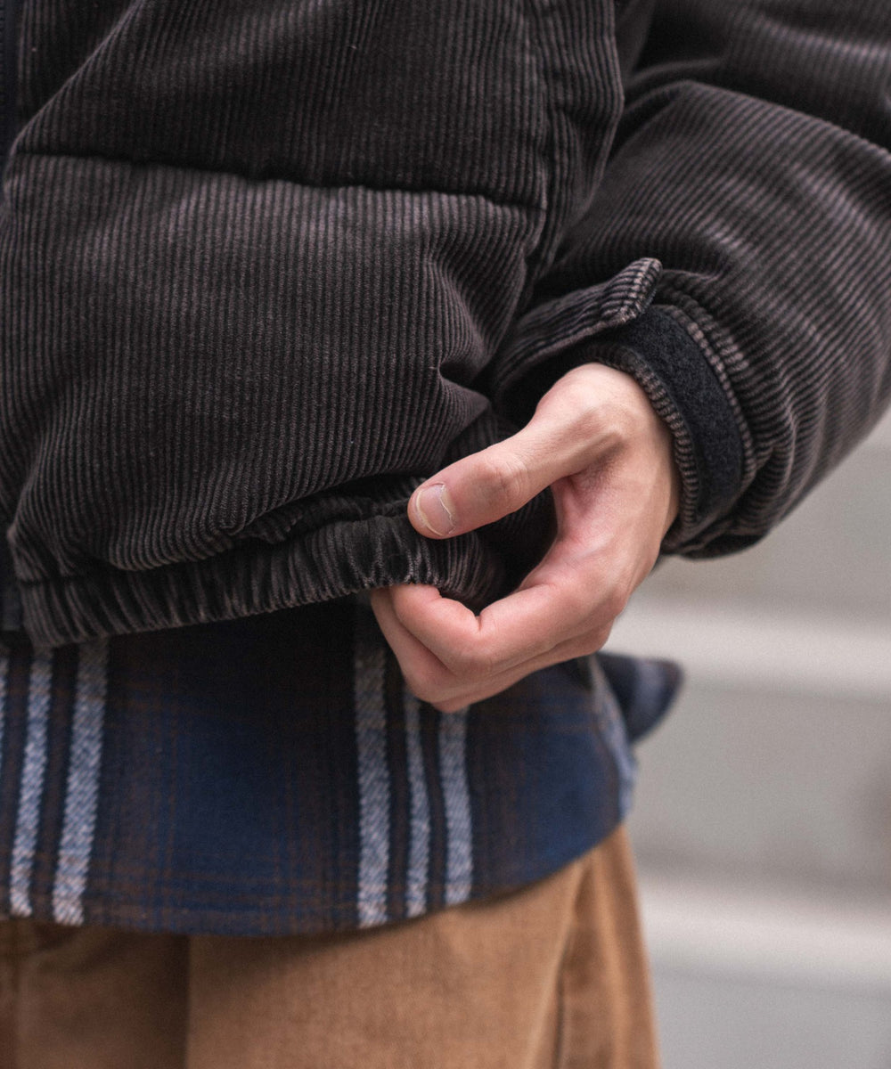 コーデュロイパファーブルゾン