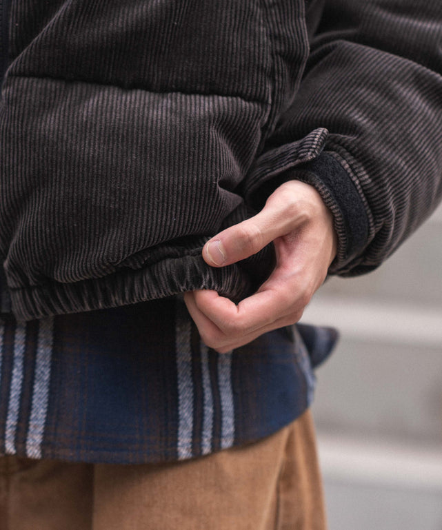 コーデュロイパファーブルゾン