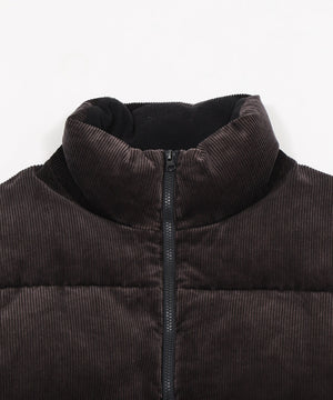 コーデュロイパファーブルゾン