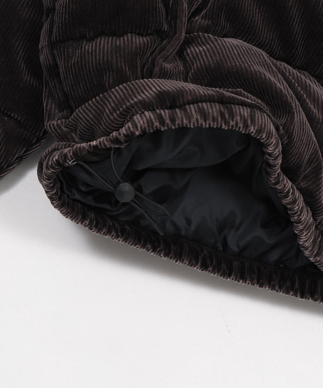 コーデュロイパファーブルゾン