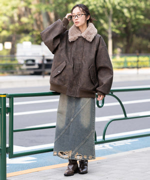 ブラウンソノタ モデル：161cm L着用