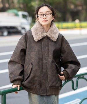 ブラウンソノタ モデル：161cm L着用