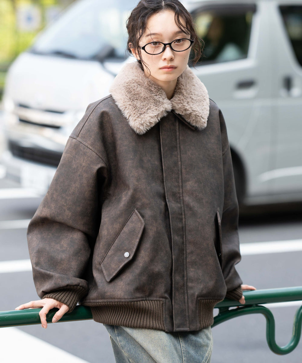 ブラウンソノタ モデル：161cm L着用