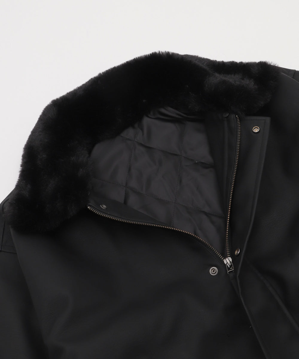 PU2WAYフライトブルゾン