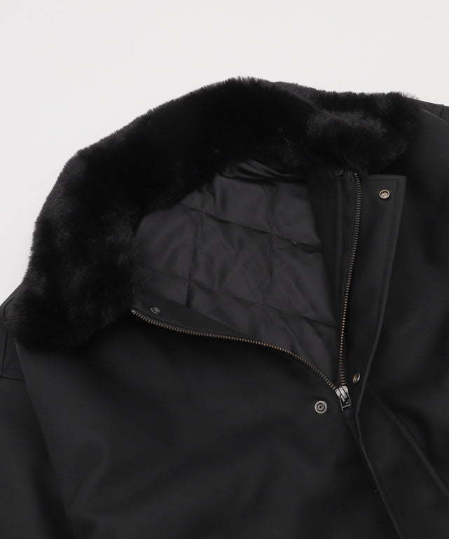 PU2WAYフライトブルゾン