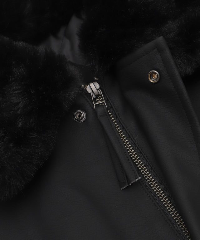 PU2WAYフライトブルゾン