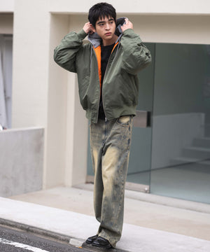 カーキ モデル：180cm L着用