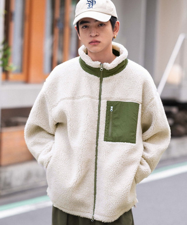 ベージュ モデル：180cm L着用