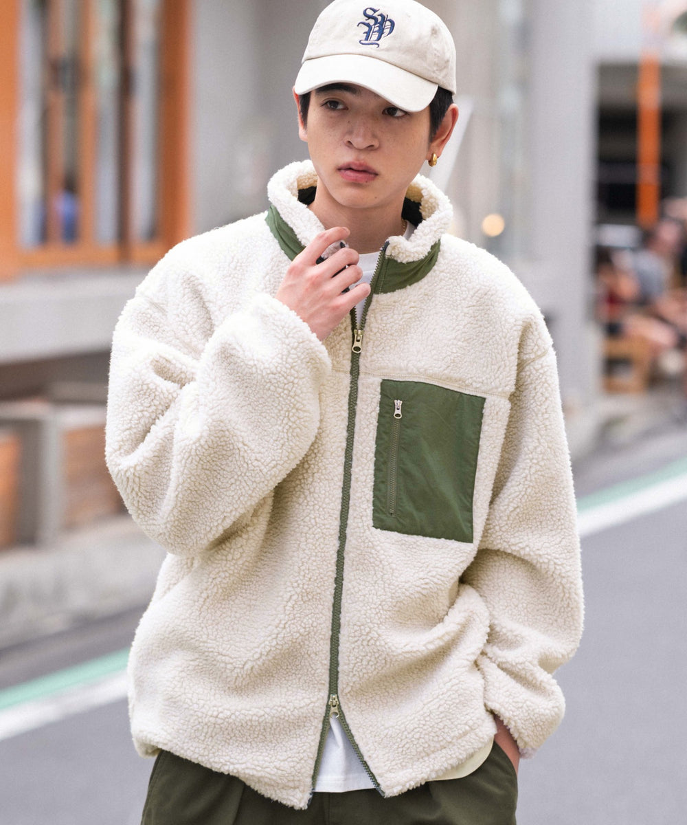 ベージュ モデル：180cm L着用