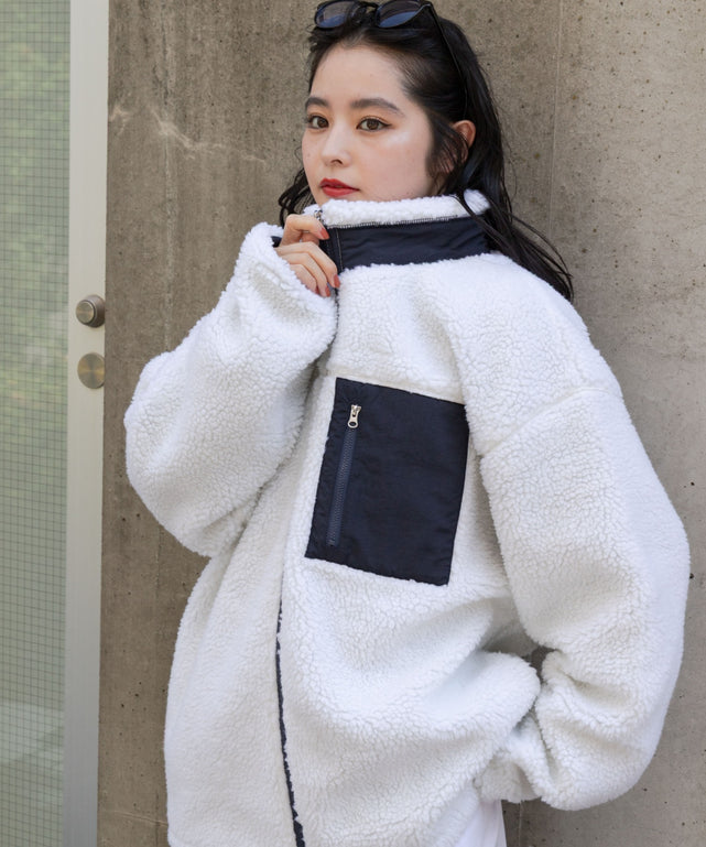 オフホワイト モデル：160cm L着用