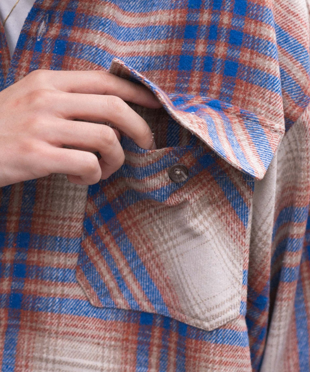 ヘビーネルチェックシャツ（LS）