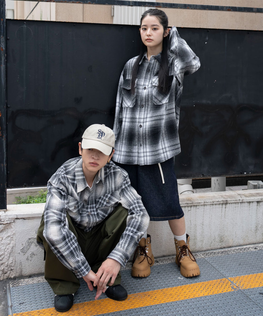 ヘビーネルチェックシャツ（LS）