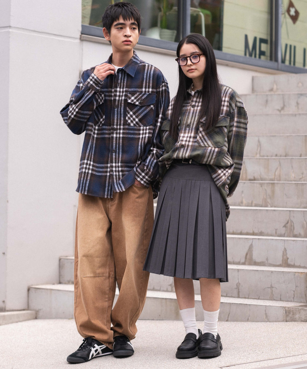 ヘビーネルチェックシャツ（LS）