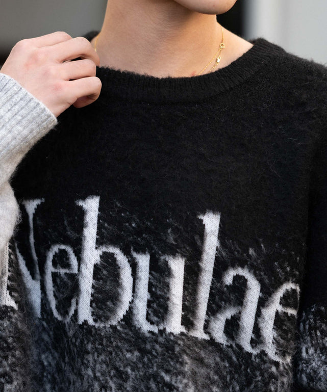 ファジーグラデーションプルオーバー