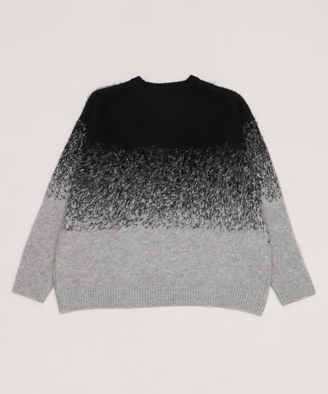 ファジーグラデーションプルオーバー
