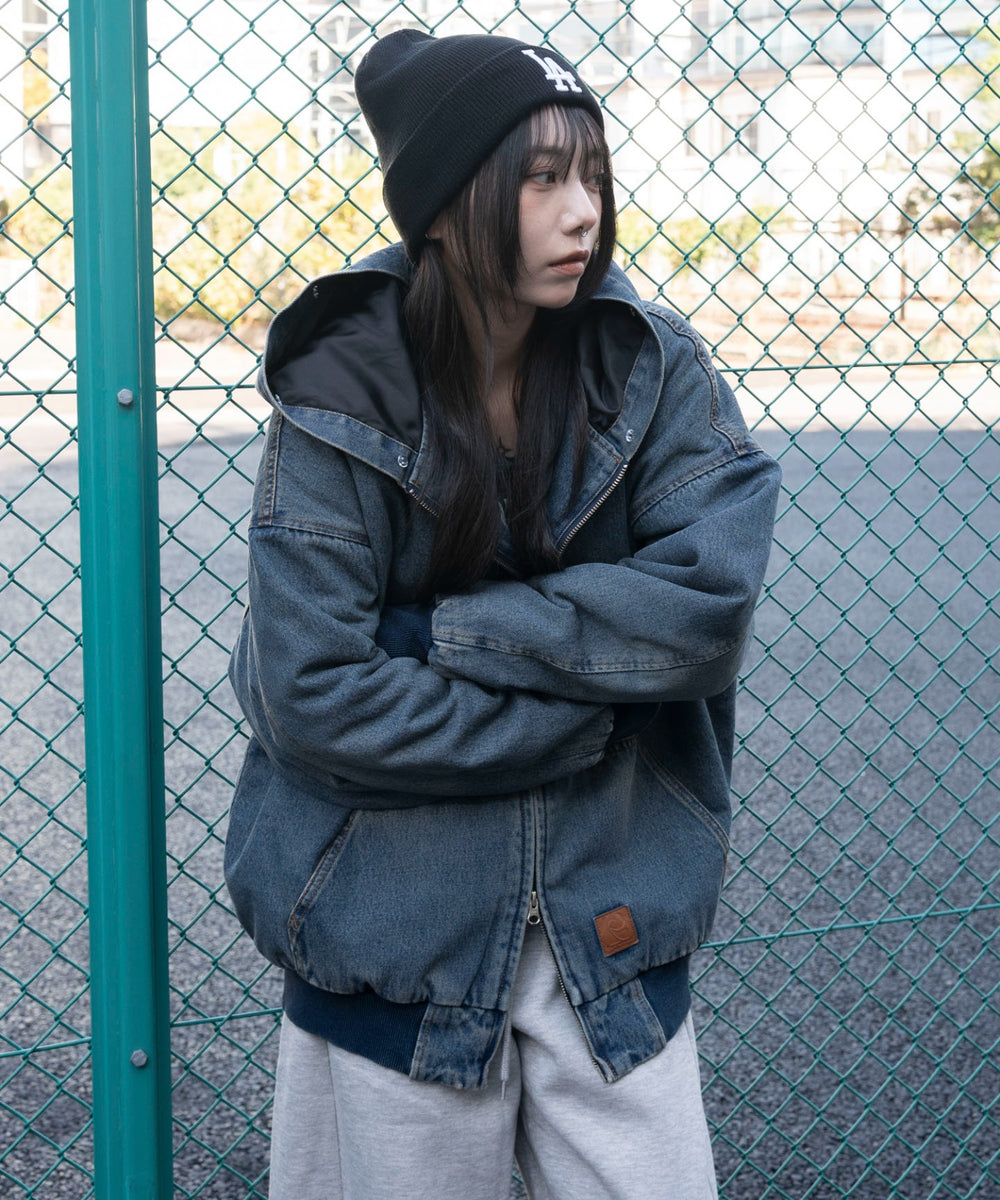 デニム中濃加工　モデル：159cm F着用　