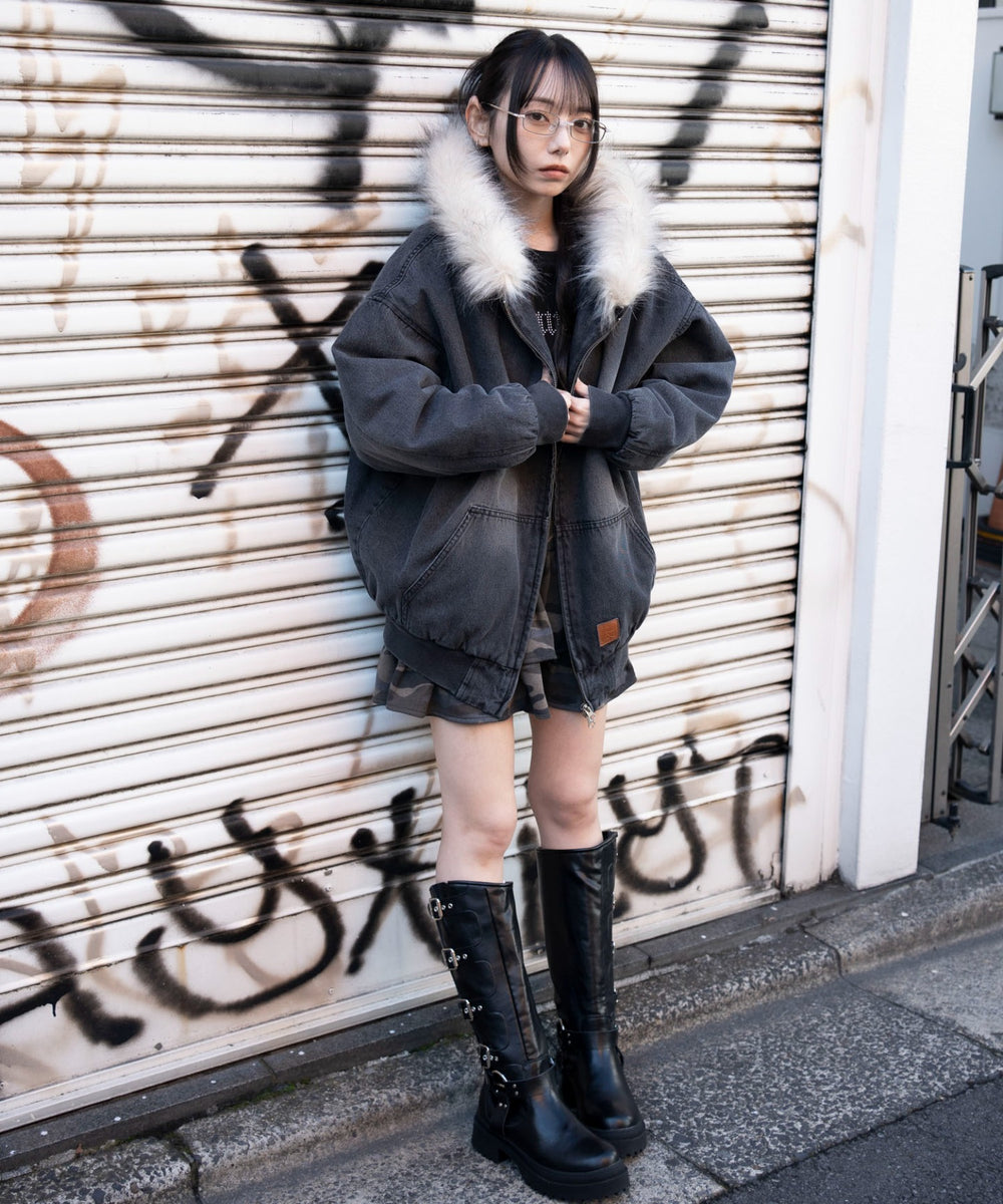 デニムブラック　モデル：159cm F着用