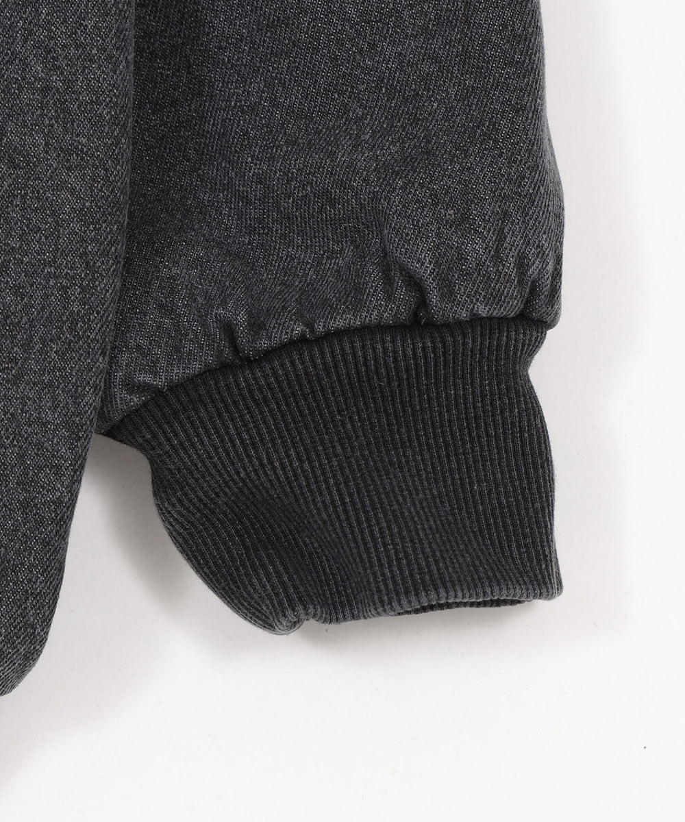 デニムキルトファーフードブルゾン